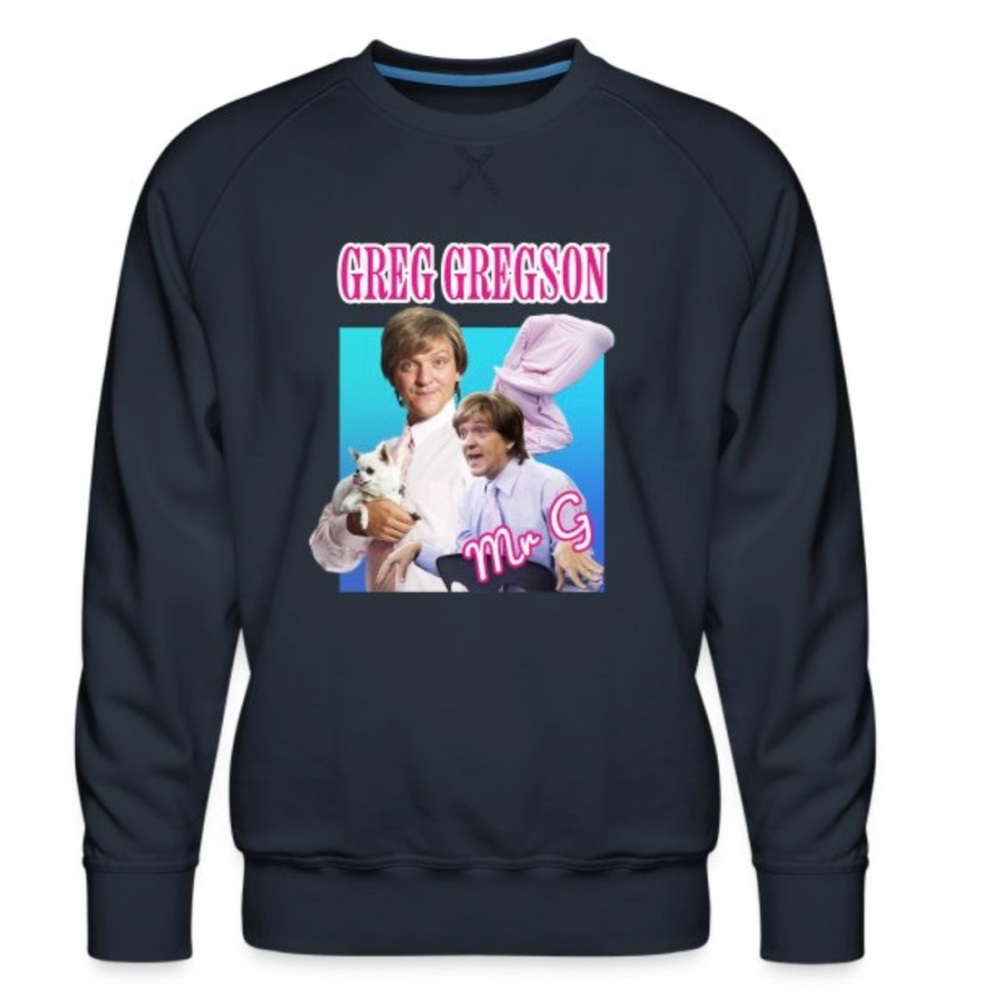 CHRIS LILLEY Greg Gregson AKA Mr. G 90's Navy Sweatshirt Size M